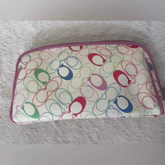 Coach Cosmetics Pouch EUC - Picture 3 of 9